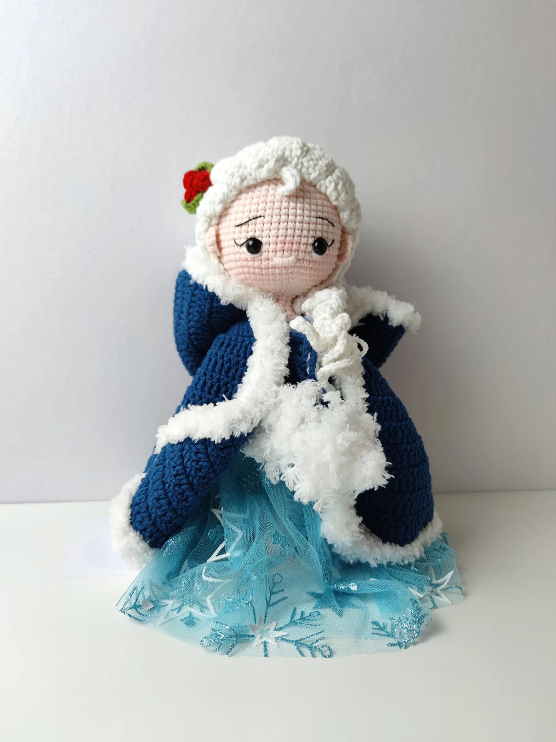 Complete Set of 20 Handmade Crochet Dolls – Princesses & Characters Inspired by Disney