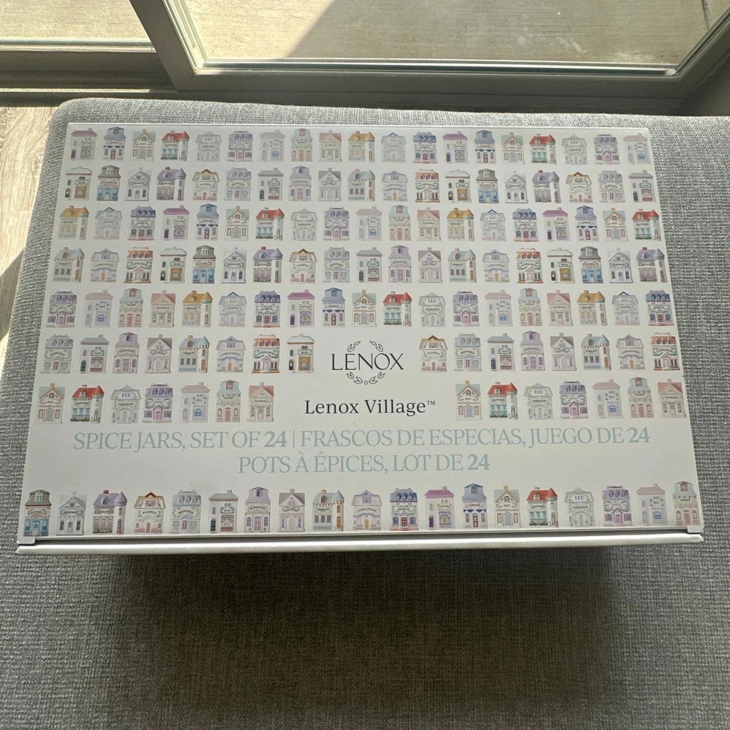 Brand New 2024 Lenox Spice Village 24 Piece Jar Full Collection Complete Set Box