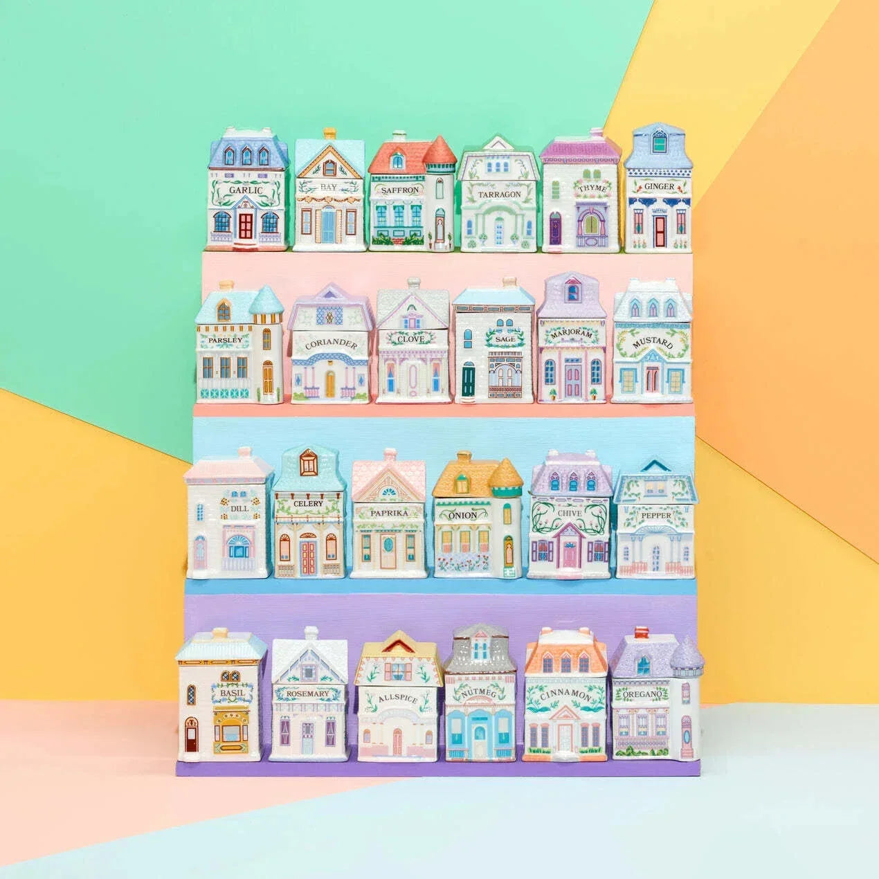 Brand New 2024 Lenox Spice Village 24 Piece Jar Full Collection Complete Set Box