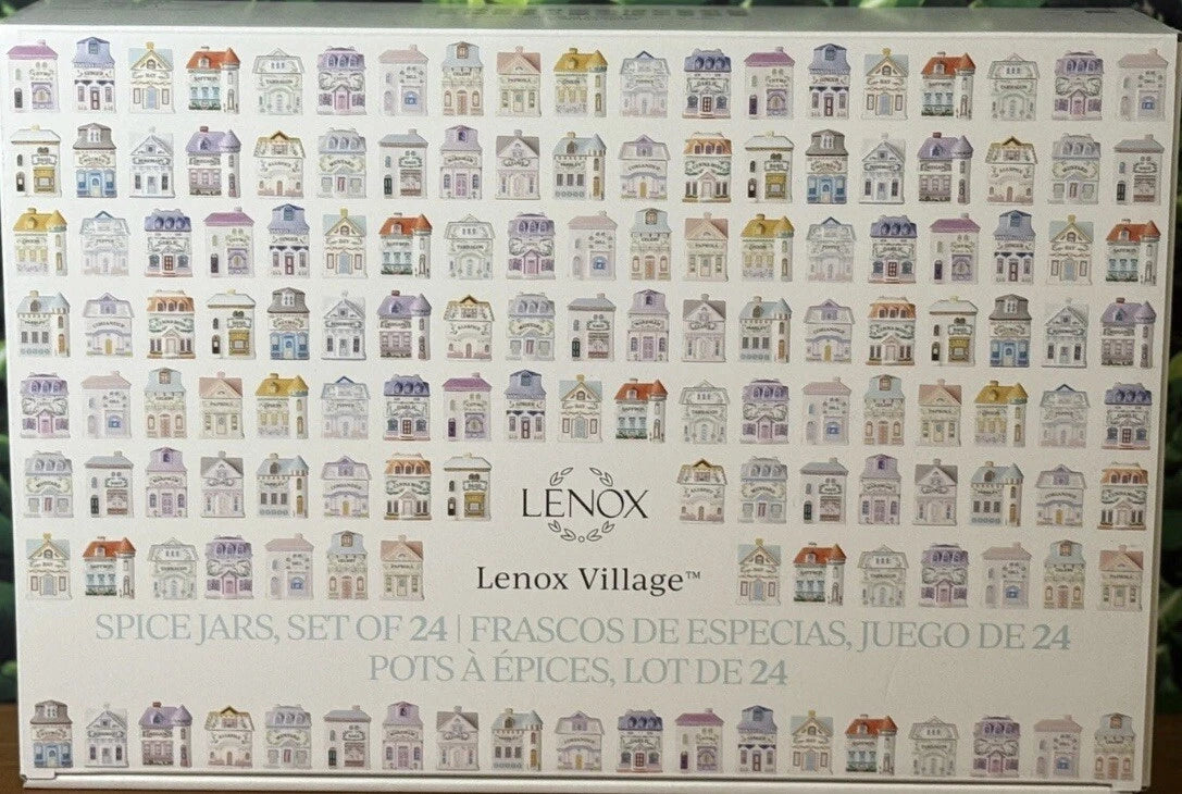 Lenox Spice Village 24 Jars Authentic
