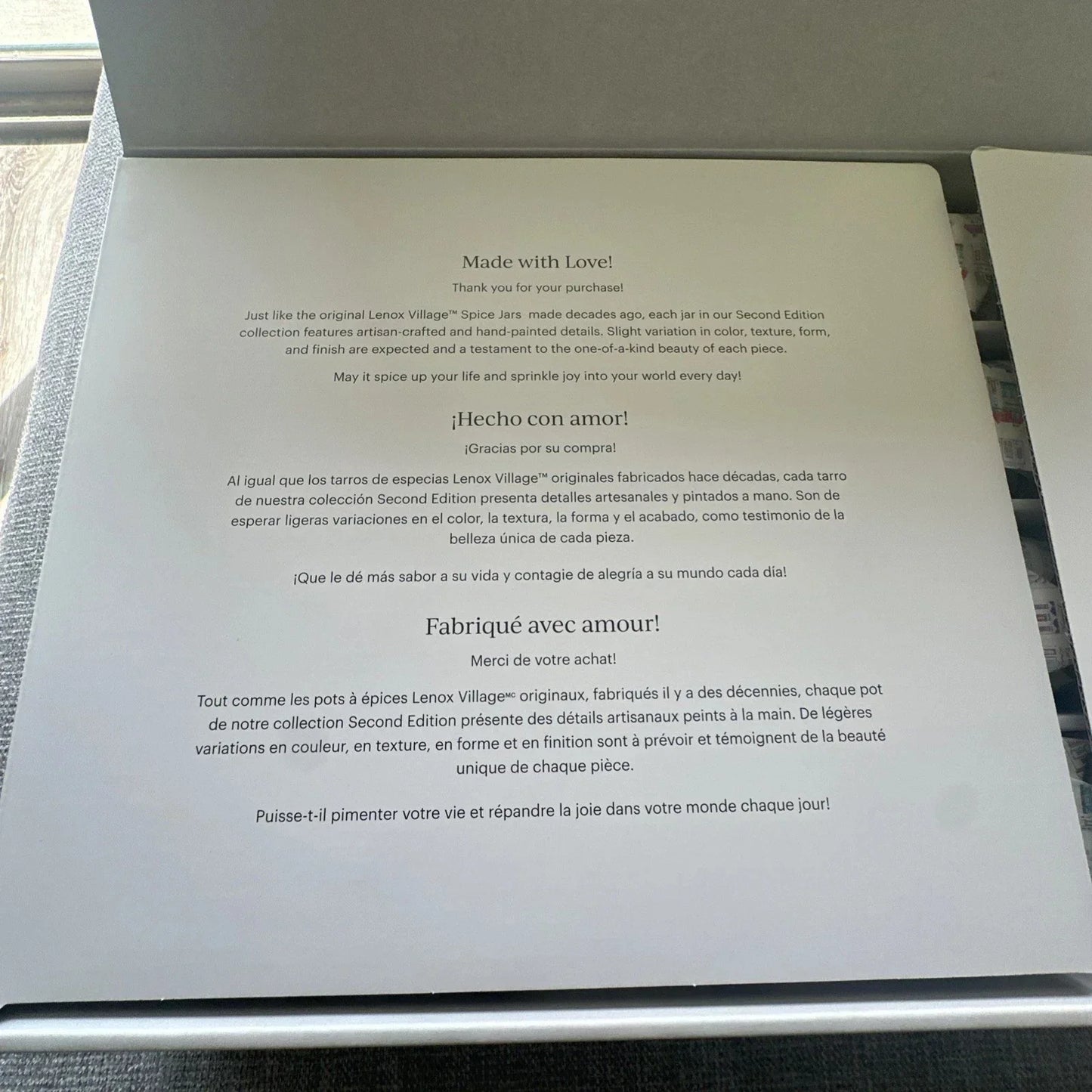 Brand New 2024 Lenox Spice Village 24 Piece Jar Full Collection Complete Set Box