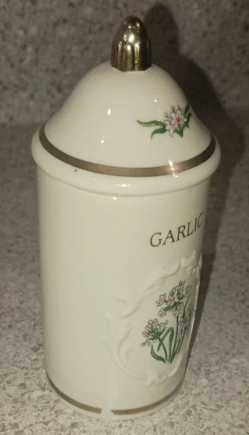 VTG 1992 Lenox Spice Garden 24Jar Complete Set W/ Original Cherry Wood Wall Rack